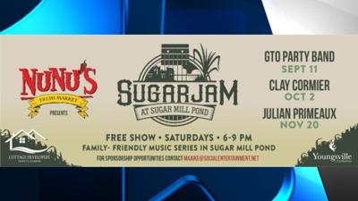 Sugar Jam Music Series in Sugar Mill Pond Releases Fall Line-Up