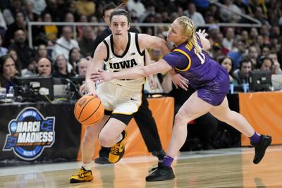 NCAA LSU Iowa Basketball