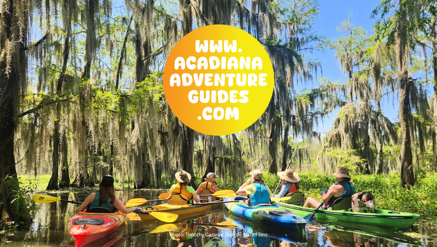 Acadiana-Adventure-Guides_Logo-on-Image-of-Kayaking-Tour-at-Lake-Martin_05032024.png