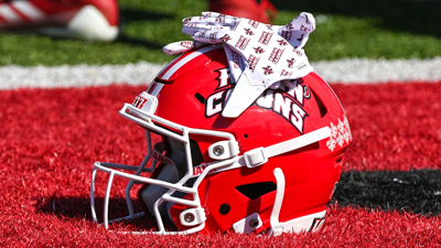 UL Football Helmet Red